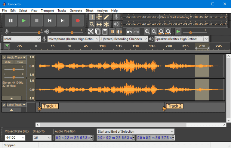Eventspedia Audacity Audio Editing Software