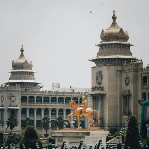 Bengaluru (also called Bangalore) is the capital of India's southern Karnataka state. The centre of India's high-tech industry, the city is also known for its parks and nightlife. By Cubbon Park, Vidhana Soudha is a Neo-Dravidian legislative building.